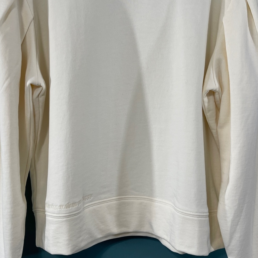 Terez Sugar Swizzle Rainbow Sweatshirt Off White Size L - Picture 6 of 9
